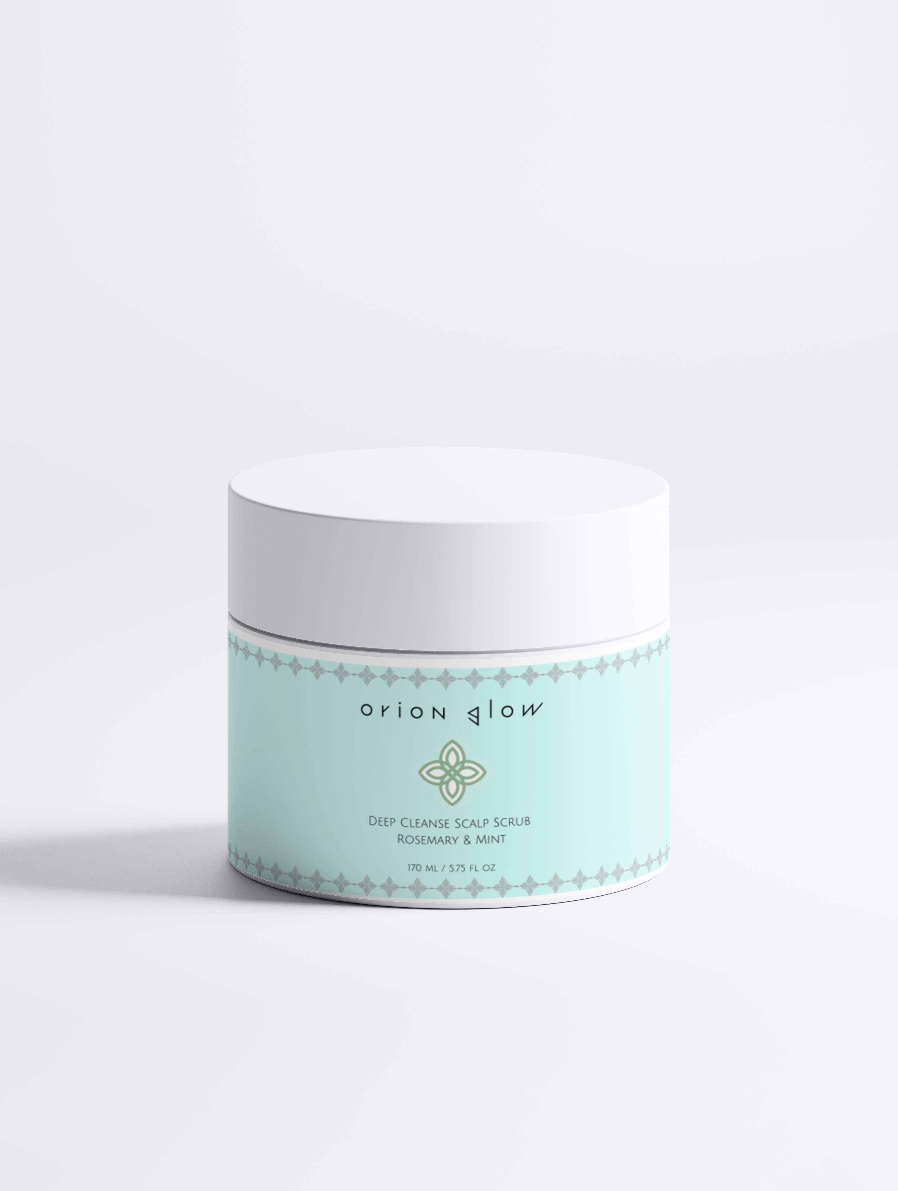 Orion Glow, Deep Cleanse Scalp Scrub, Rosemary & Mint